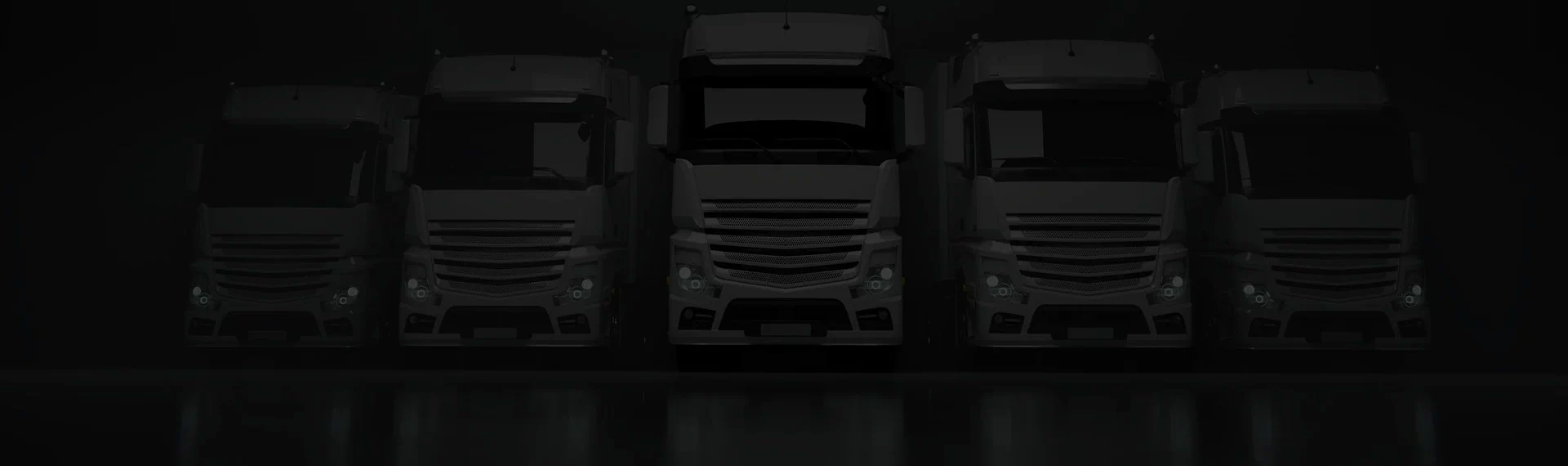 trzy ciężarówki